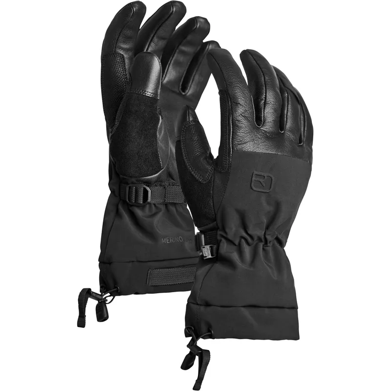 Ortovox Merino Freeride, Skidhandskar, Herr, Svart (#4603)