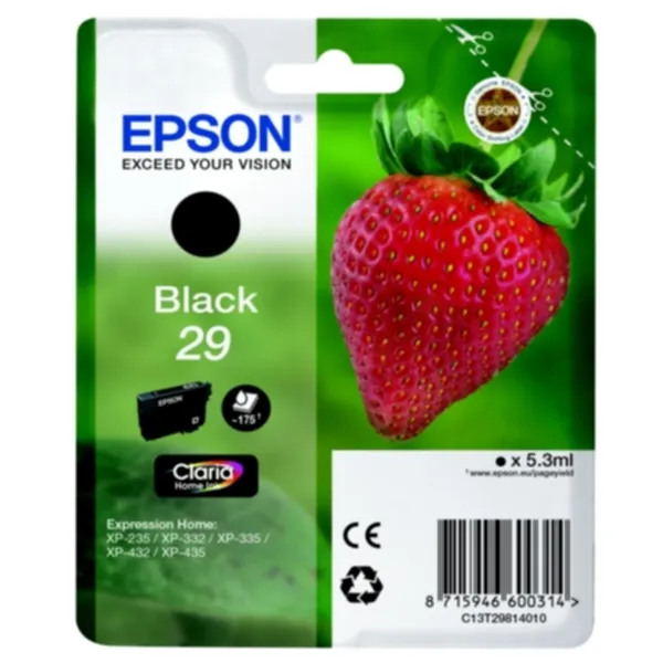 Epson T2981 Epson 29 Bläckpatron Svart