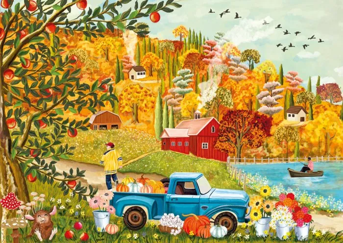 Pussel – Autumn Scene 1000 Bitar