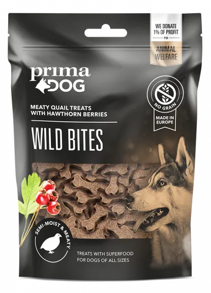 Wild Bites Vaktel & Havtorn - 150 g