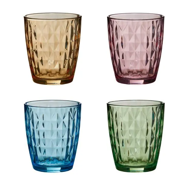 Aida Mosaic dricksglas 34 cl 4-pack Multi