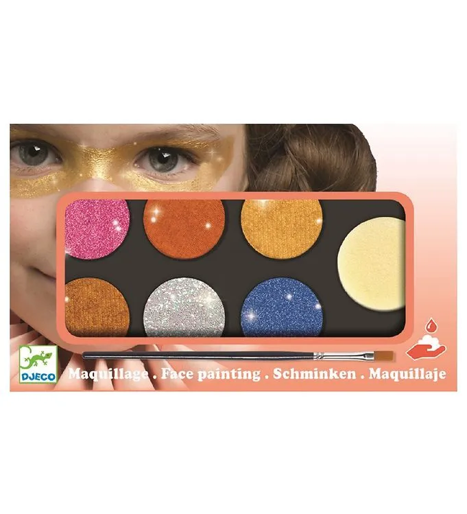 Djeco Ansiktsfärg - Palett - Metallic
