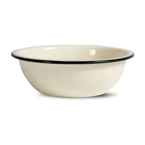 Sagaform Doris emaljskål Ø16 cm Beige