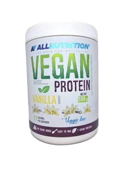 Allnutrition – Veganskt Protein, Vanilj, 500g