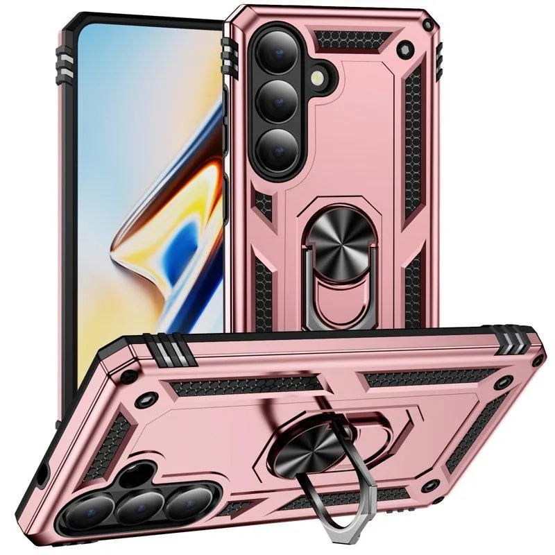 Mobilskal för Samsung Galaxy S26 Plus PC + TPU med Kickstand – Roséguld