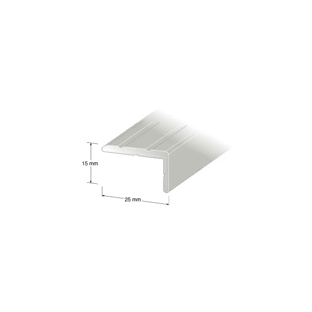 TRAPPNOS 25X15MM SILVER 100CM NR49 (12) | Beijerbygg Byggmaterial