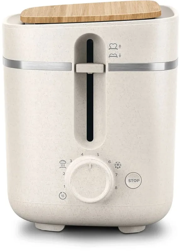 Philips 5000 Series HD2640/10 brödrost 830 W, 2 skivor, silkesvit matt