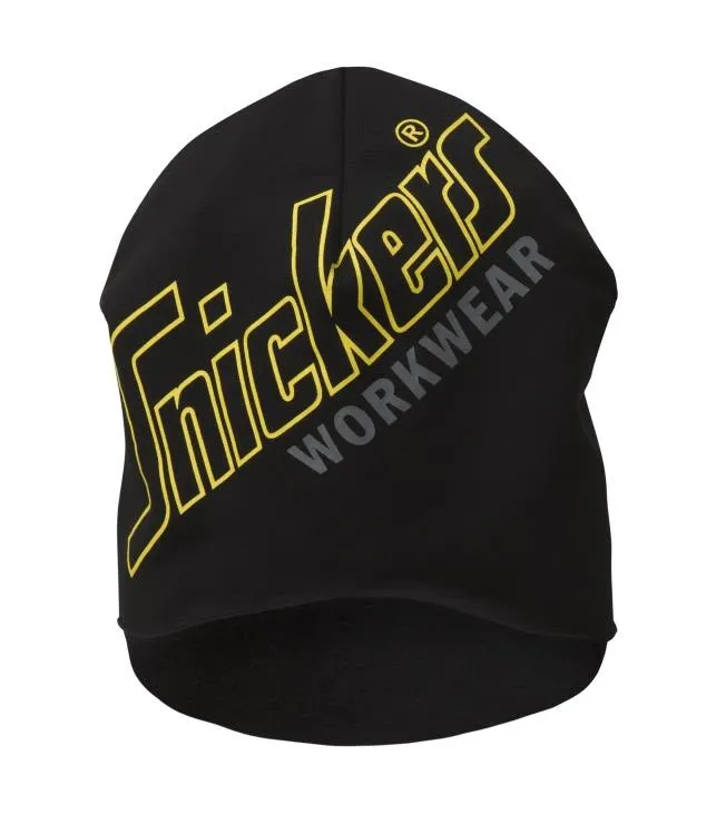Snickers Workwear 9030 FlexiWork Mössa svart/gul, one-size