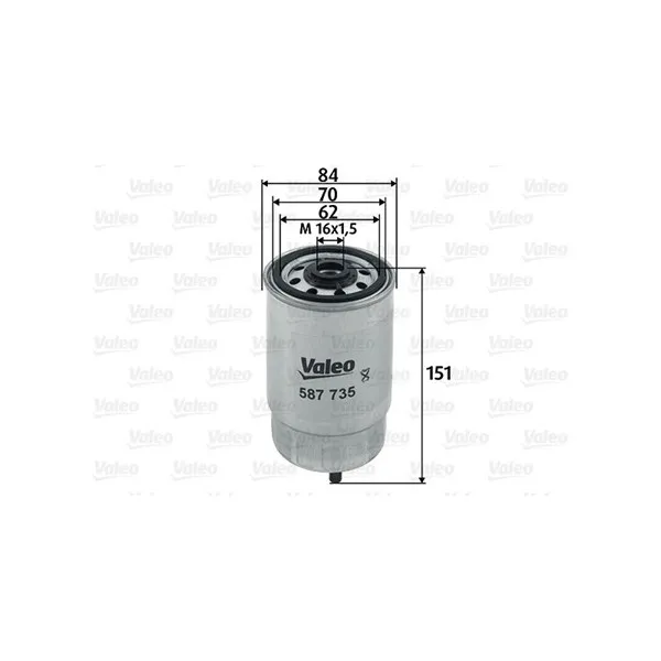 Bränslefilter VALEO 587735