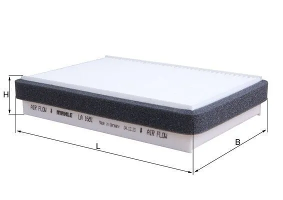 MAHLE LA 1681 Kupéfilter
