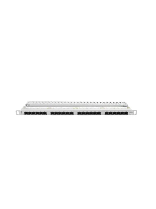 Lanberg PPU6-0024-S Patch Panel 24-Port 0.5U 19″ CAT6 UTP Grey