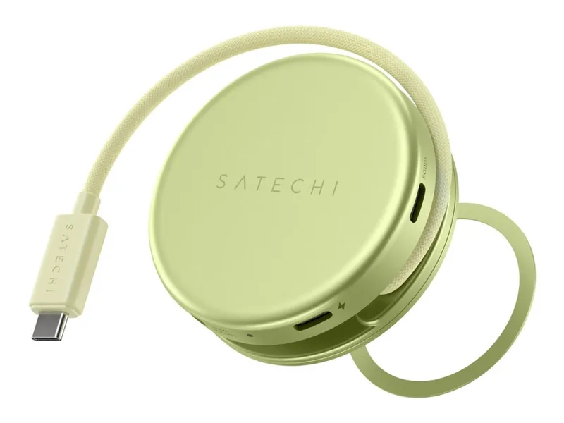 Satechi OntheGo 5-in-1 Multiport Adapter för MacBook Neo Citrus