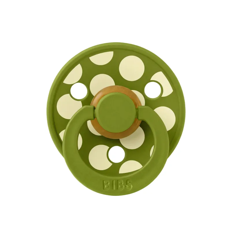 BIBS Studio Colour Napp Polka Mega Latex Stl 1, Wasabi/Luna