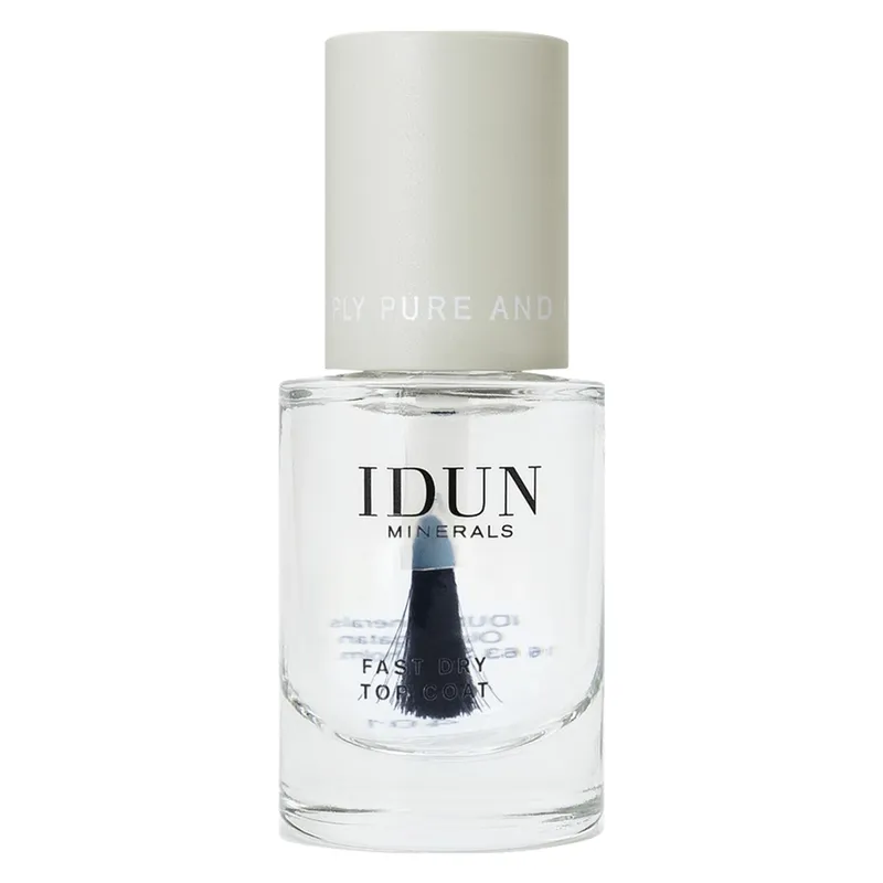 IDUN Minerals nail polish Brilliant fast drying top coat 11 ml