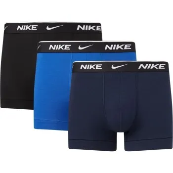 Nike Kalsonger 3P Everyday Essentials Cotton Stretch Trunk Svart/Blå bomull Small Herr