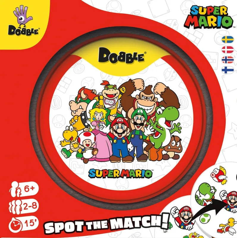 Asmodee – Dobble – Super Mario Nordic