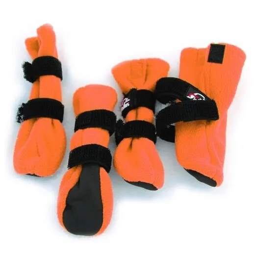 Halla Reflective Booties Hundsko 4-pack - XS / Orange