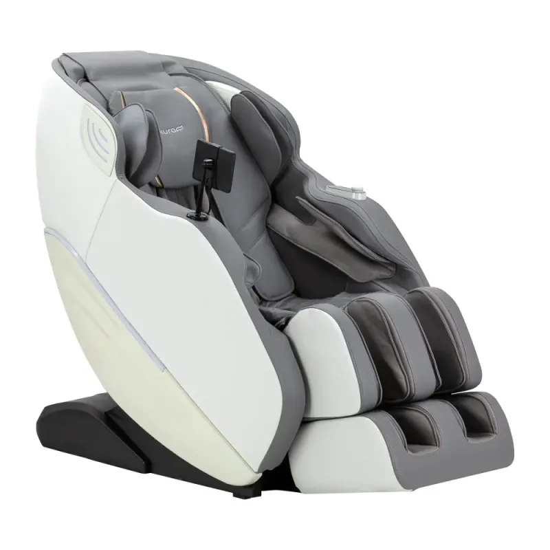 Massagefåtölj 3D Sakura Maximus 809 vit och grå