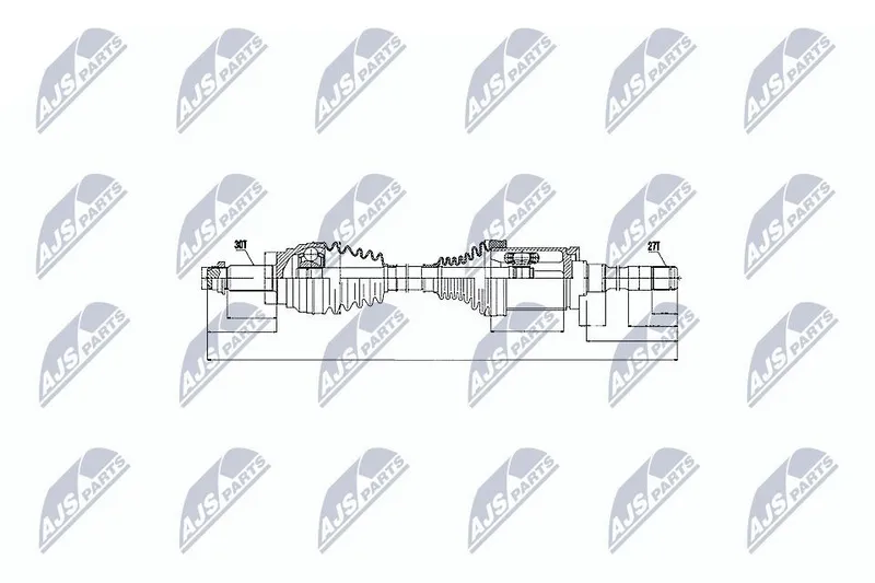 Drivaxel NTY NPW-BM-016
