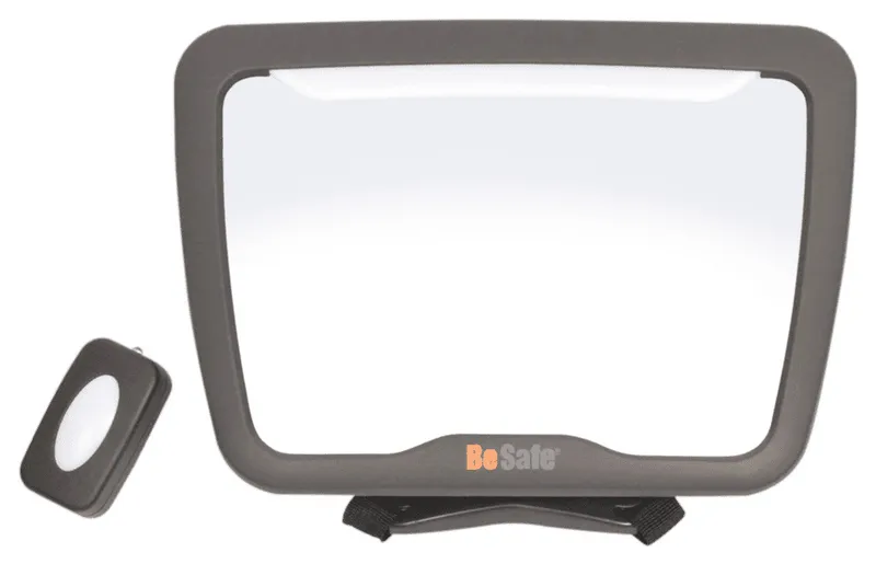 BeSafe Babyspegel m. Ljus – Baby Spegel XL2 – Svart
