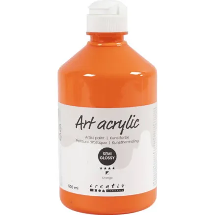Akrylfärg Pigment 500ml orange