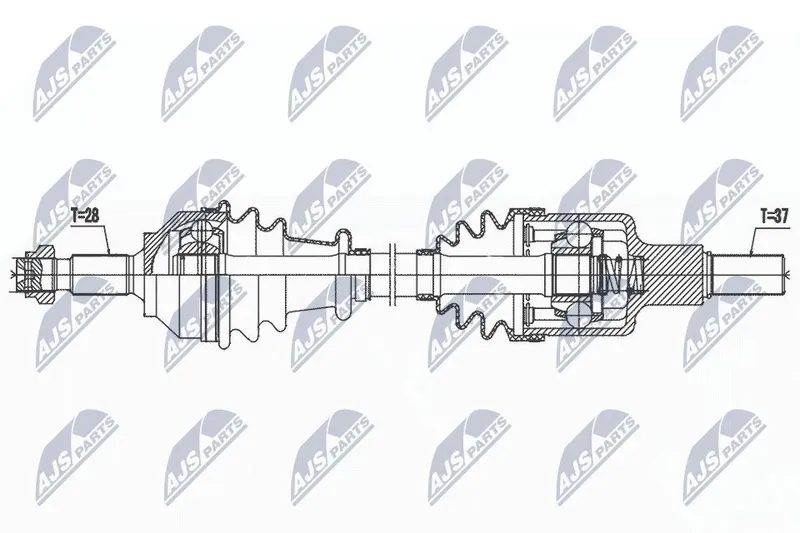 Drivaxel NTY NPW-CT-133