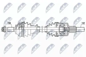 Drivaxel NTY NPW-CT-133