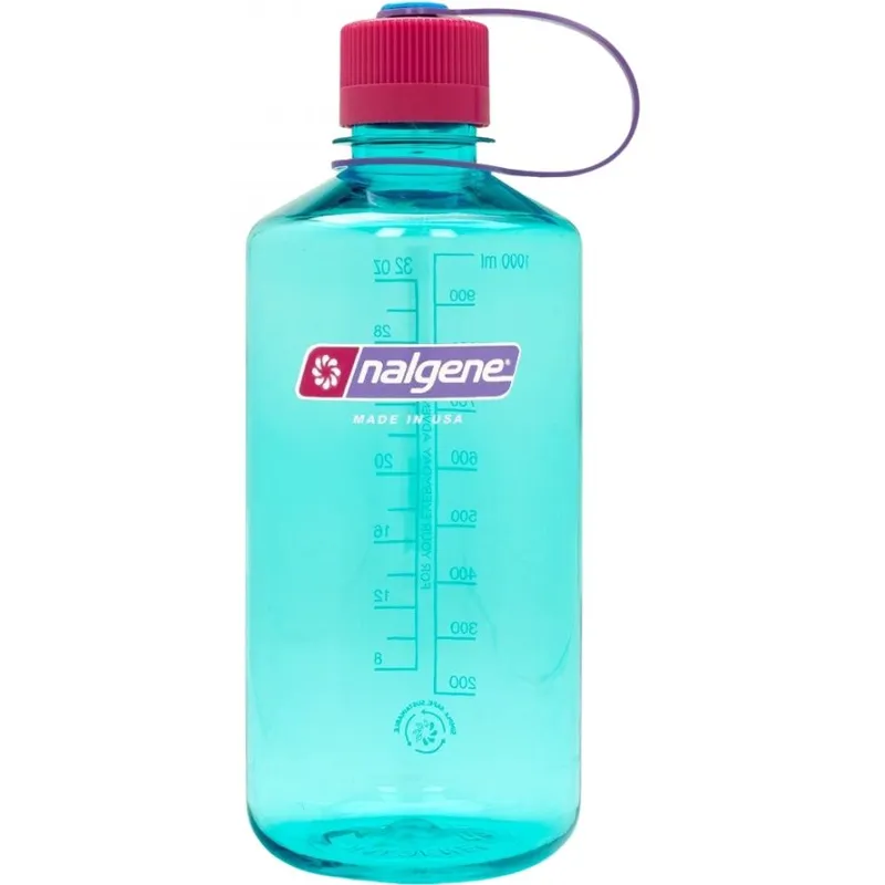 Nalgene narrow mouth sustain, VattenFlaska, 1000 ml, Turkos