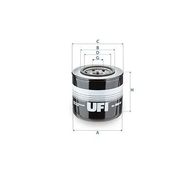 Bränslefilter UFI 24.260.00