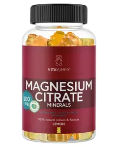 VitaYummy Magnesium Citrate, Lemon, 60 Gummies