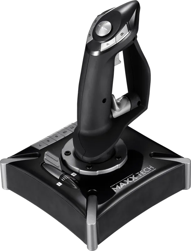 MAXX TECH Pro Flight Combo – Wired Joystick – Sony PlayStation 4