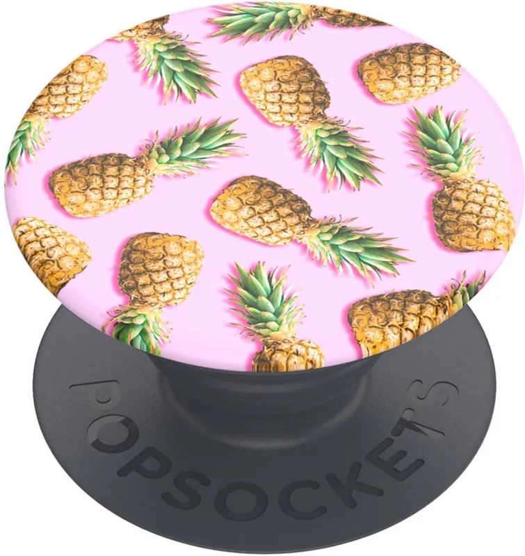 Popsockets Basic Grip Med Ställfunktion – Pineapple Palooza