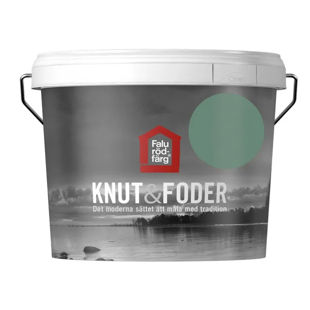 FALU RÖDFÄRG KNUT&FODER GRÖN 3L | Beijerbygg Byggmaterial