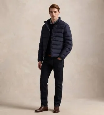 Polo Ralph Lauren för män. 710967774001 The Colden Coat marinblå (S), Casual, Återvunnen polyester, Marino