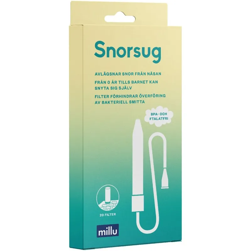 Millu Snorsug + Filter 20st