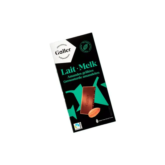 Chokladkaka Galler Milk Almonds, 1 st.