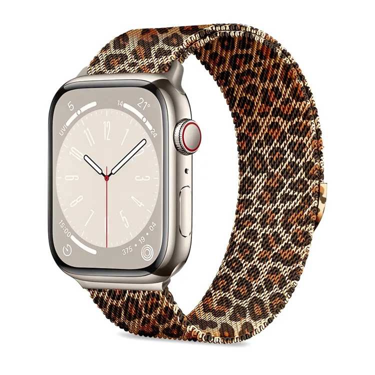Tech-Protect Lamano Strap for Apple Watch 40 / 41 / 42 mm - Brown and Black