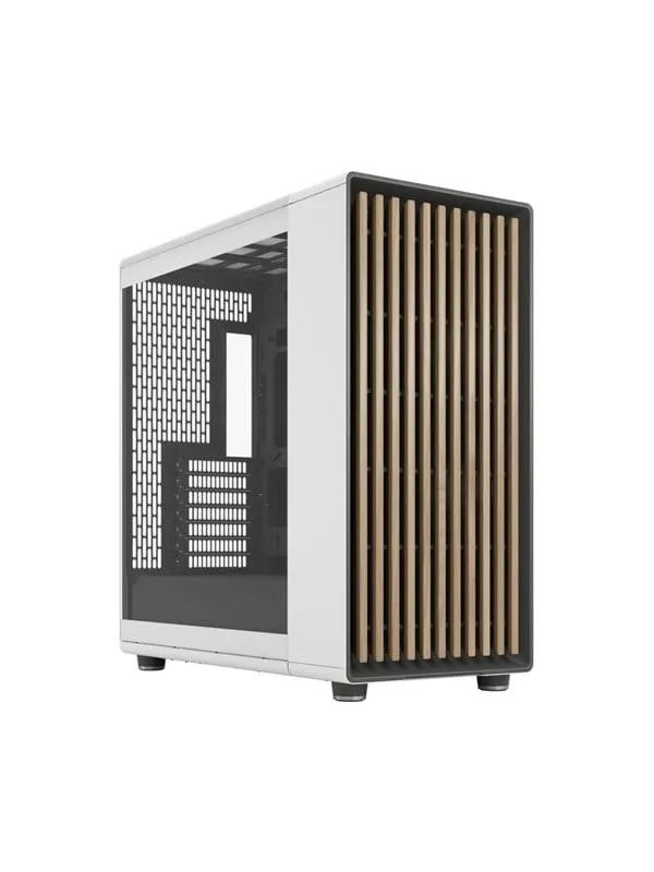 Fractal Design North XL RC White TG Clear - Chassi - Miditower - Vit