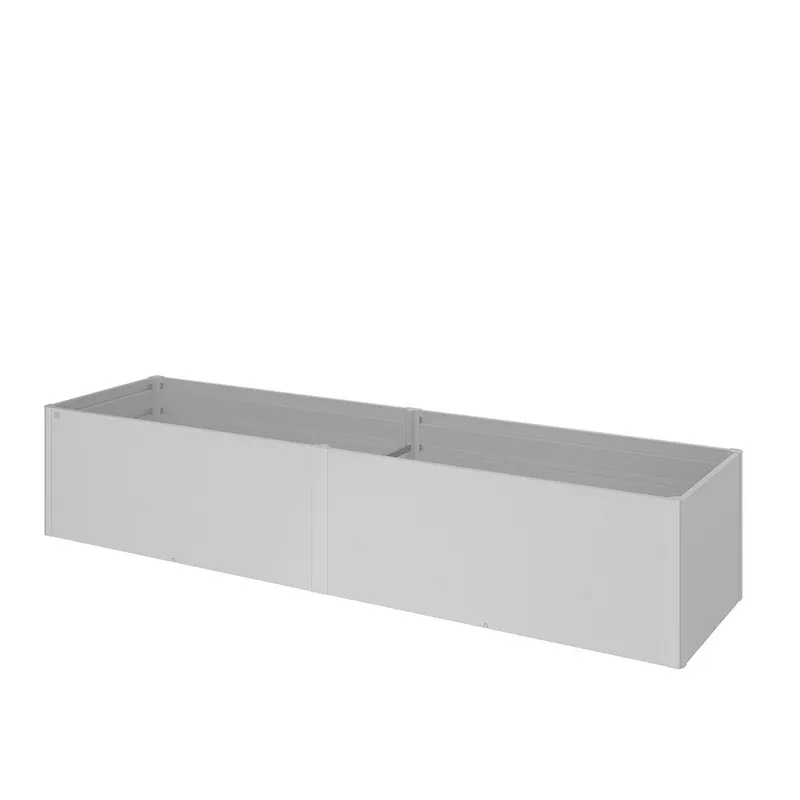 Biohort, Planteringsbädd 4×1 metallic silver