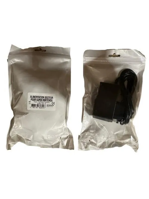 Freaks And Geeks - Super Nintendo AC adapter (in freaks and geeks bags + labels)