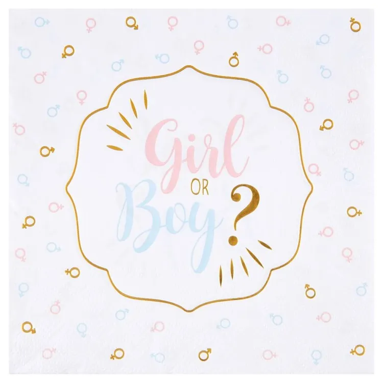 Girl Or Boy Servett 20-pack