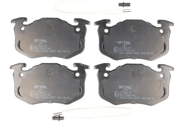 Bromsbeläggsats, Framaxel – P51598 – renault – OE 7701202213, 7701202710, 7701202891