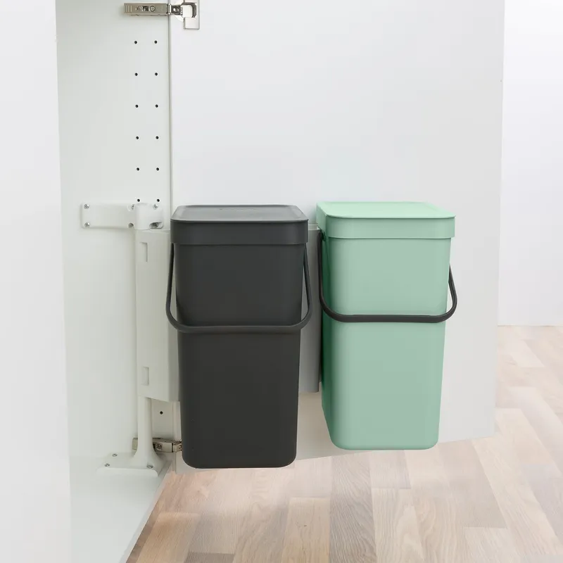 Sort&Go Väggmonteringsbar 2×12 l