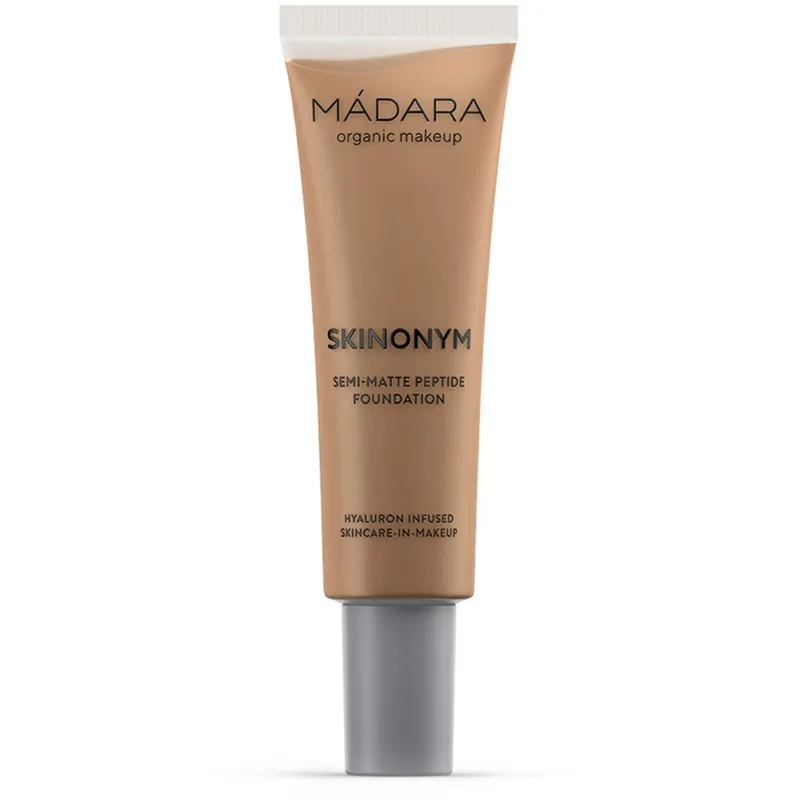 MÁDARA SKINONYM Semi-Matte Peptide Foundation #70 CARAMEL – 30 ml