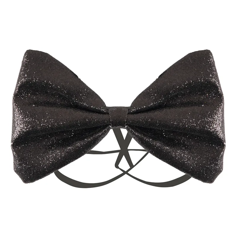 Fluga Glitter Svart