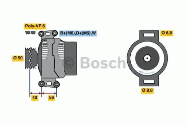Generator BOSCH 0 986 041 530