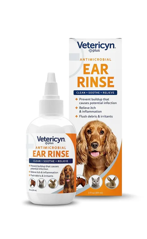 Antimikrobiell öronrengöring Vetericyn Plus Antimicrobial Ear Rinse 89 ml