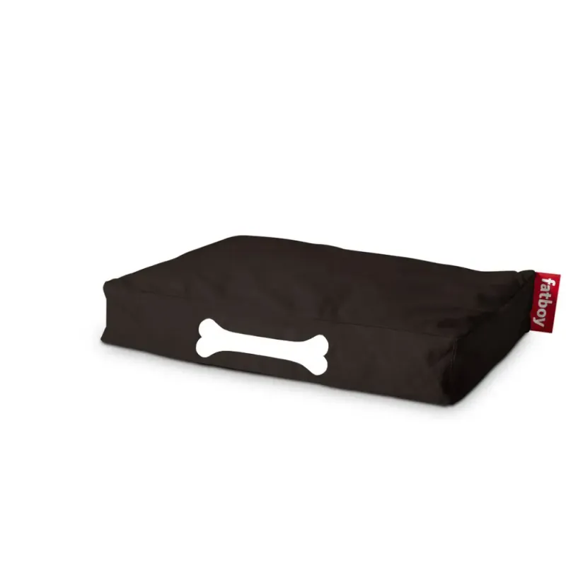 Fatboy, doggielounge S canvas recycled Hundbädd black licorice