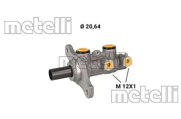 Huvudbromscylinder METELLI 05-1291