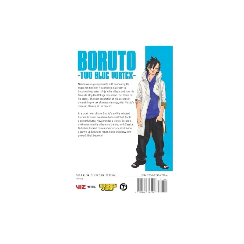 BORUTO TWO BLUE VORTEX V01 Ninjaäventyren fortsätter i denna andra serie